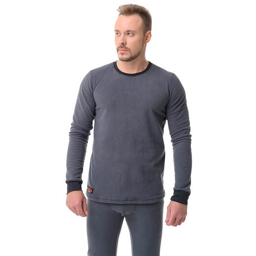 STARKS Кофта WARM Fleece Shirt (муж.,XXL,серый) pitbikemarket.ru