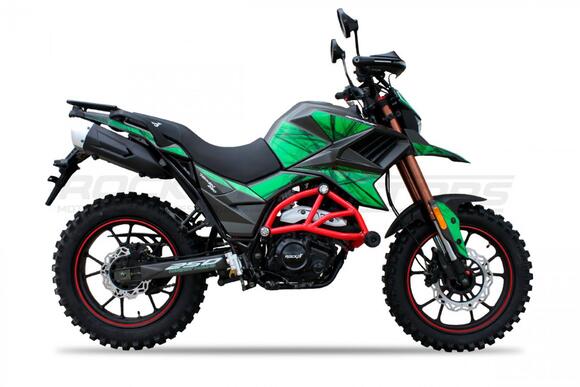 Мотоцикл ROCKOT HOUND OFFROAD 250 LUX (зеленый) pitbikemarket.ru