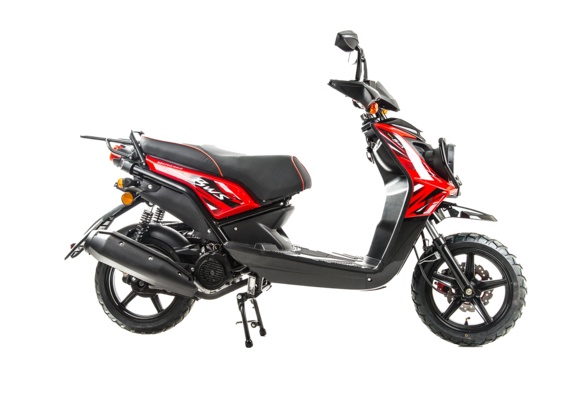 Скутер Motoland BWS150 (2022 г.) Красный pitbikemarket.ru