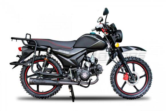 Мопед ROCKOT ALPHA OFFROAD M-12 LUX (черный матовый) pitbikemarket.ru