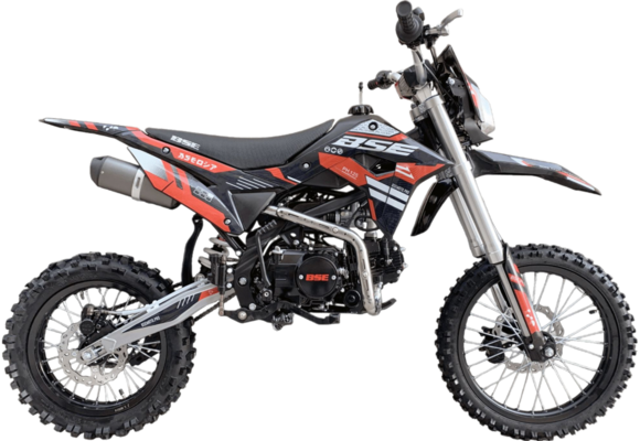 Питбайк BSE PH125 AK47 Red 17/14 (040) (фара, электростартер) pitbikemarket.ru