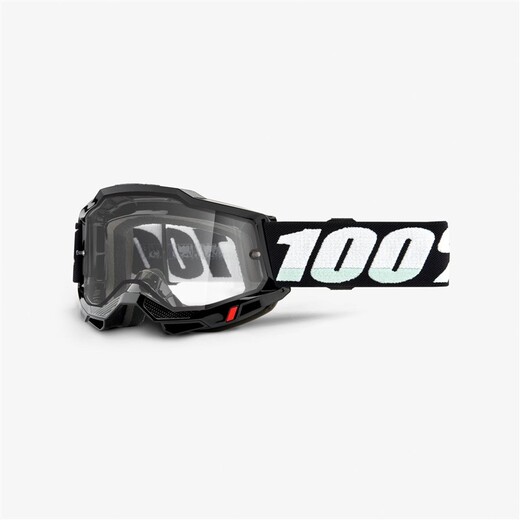 Очки 100% Accuri 2 Enduro Goggle Black / Clear Dual Lens (50221-501-01) pitbikemarket.ru