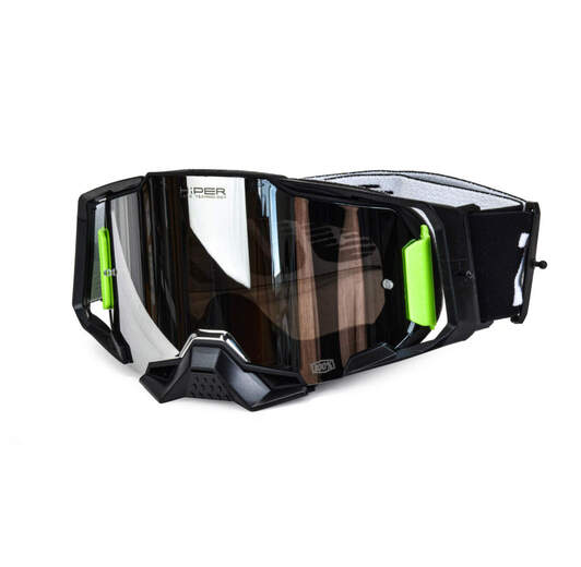 Очки мотокросс 100% #14 white/black pitbikemarket.ru