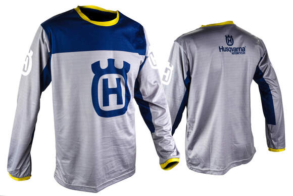 Джерси/футболка для мотокросса Husqvarna #1 (L) pitbikemarket.ru