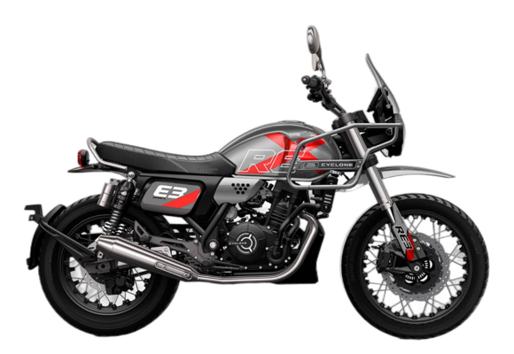 Мотоцикл CYCLONE RE3 Scrambler (SR400-A) 2024 Серый pitbikemarket.ru