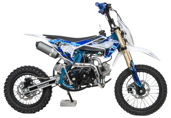 Питбайк Motoland TCX125 E (2024 г.) Синий 14/12 pitbikemarket.ru