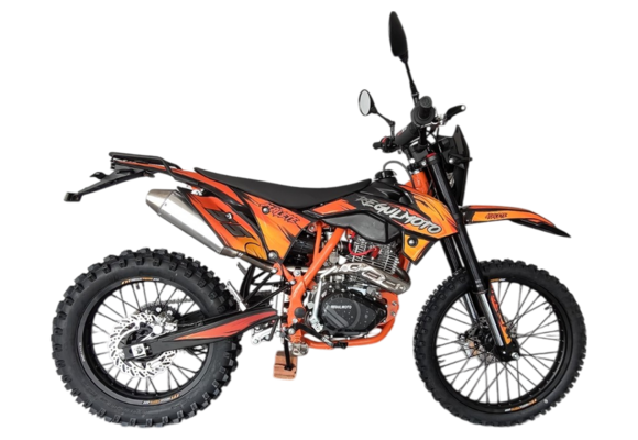 Мотоцикл Regulmoto ATHLETE PR 300 21/18, 5 передач Оранжевый / черный pitbikemarket.ru